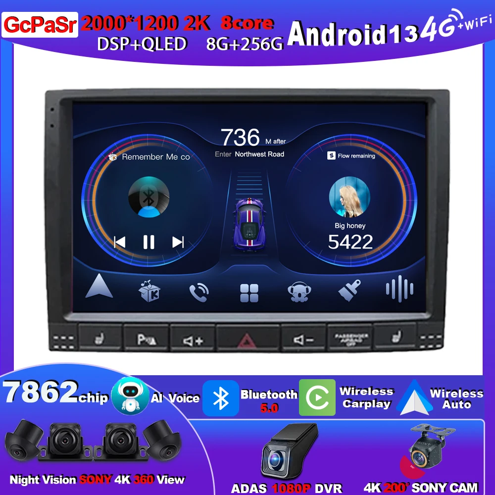 

Carplay Android для VOLKSWAGEN VW TOUAREG GP 2002-2012 автомобильное радио, интеллектуальная система, мультимедийный видеоплеер, телефон с сенсорным экраном и GPS