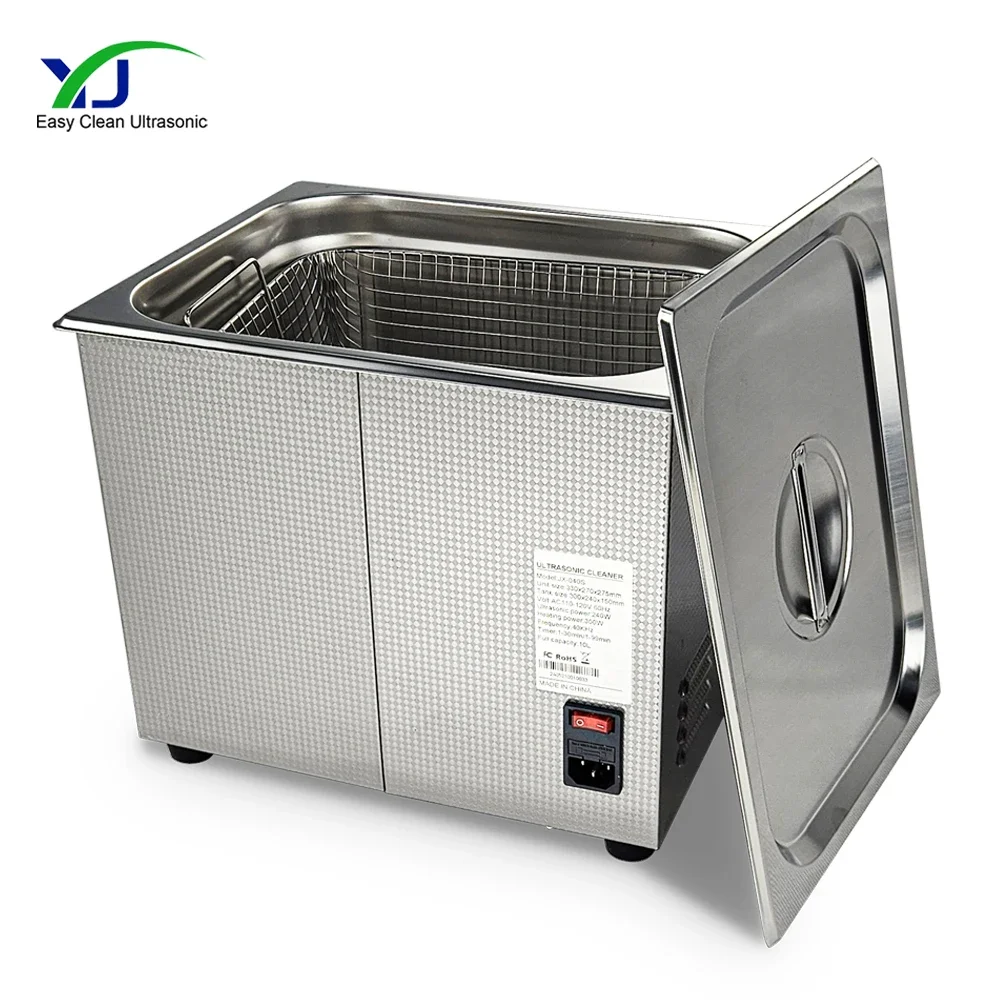 آلة التنظيف بالموجات فوق الصوتية التجارية 14L آلة التنظيف الرقمية بالموجات فوق الصوتية لإزالة الصدأ