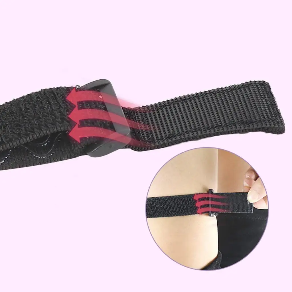 Women Knee High Boots Strap Seamless Hideable Elastic Band for over the Knee Long Boots Protection