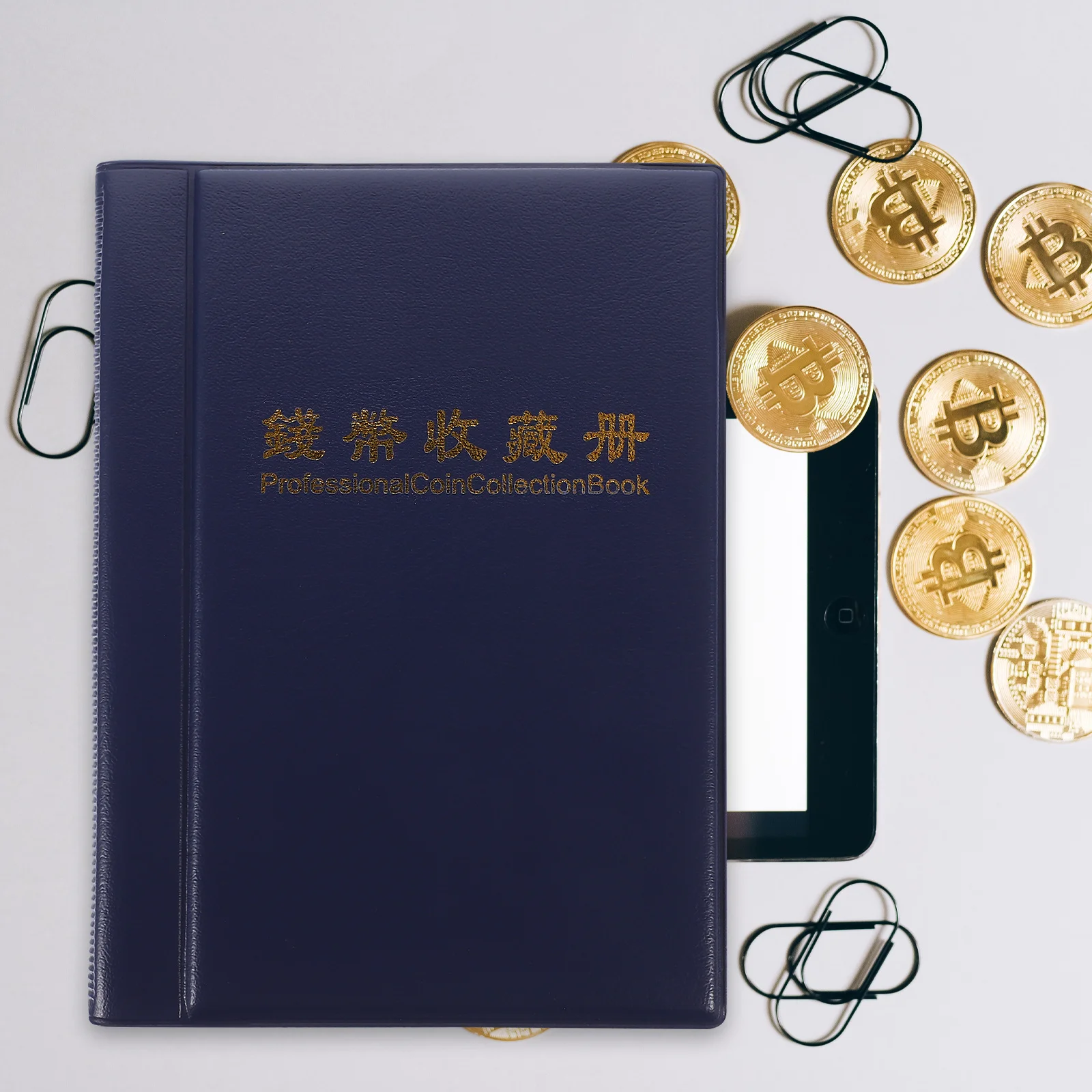 Hard Storage Album With Transparent Grids For Collection Organizer, Versatile Coin Pocket Practical Coin Book