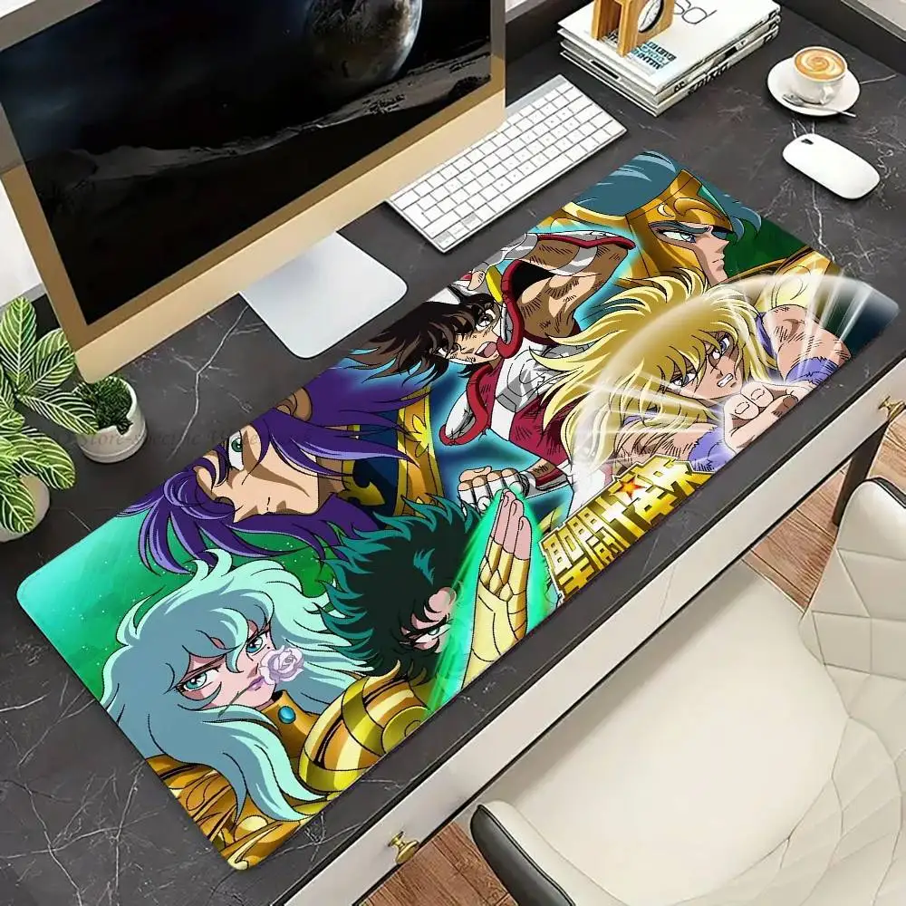 S-Saint S-Seiya Mousepad Non-slip Suitable For Office Computers Laptops E-sports Game Desk Mats XXL Keyboard