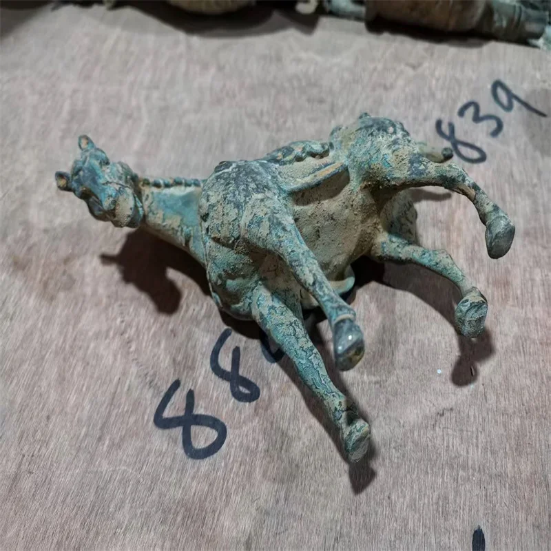 Old Bronze Be unearthed, China Come From FOLK Collection Copper warhorse