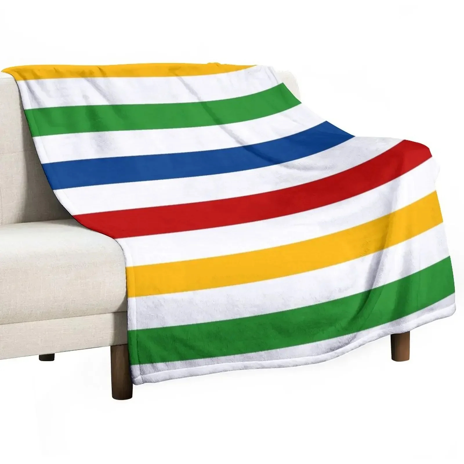 

Classic Colour Stripes Throw Blanket Travel Warm Extra Large Throw Blankets