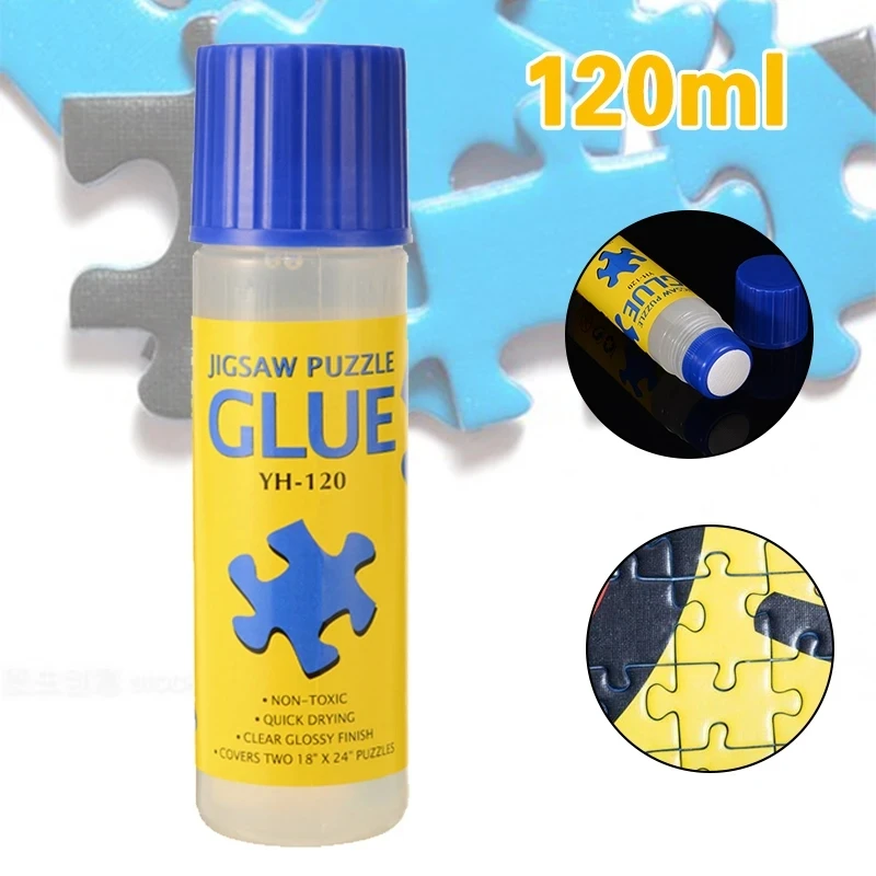 DIY Sticking Paper Adhesives Glue for Office School Supplies 120ml Jigsaw Puzzles Glue Conserver Self Apply Fast Dry