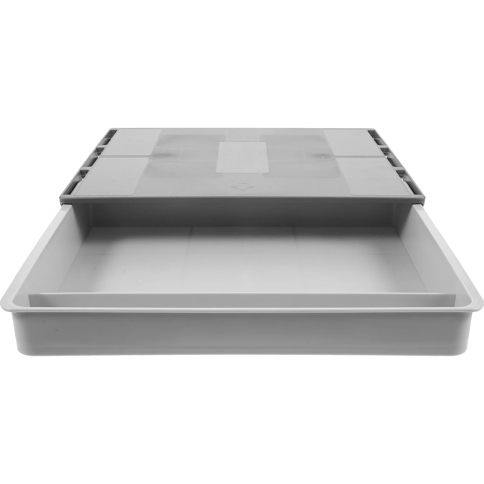 

Drawer Storage Light Grey ABS PP Desk Organizer Pen Collection Box Stationery Jewelry Pencil Box Easy Install Long Life