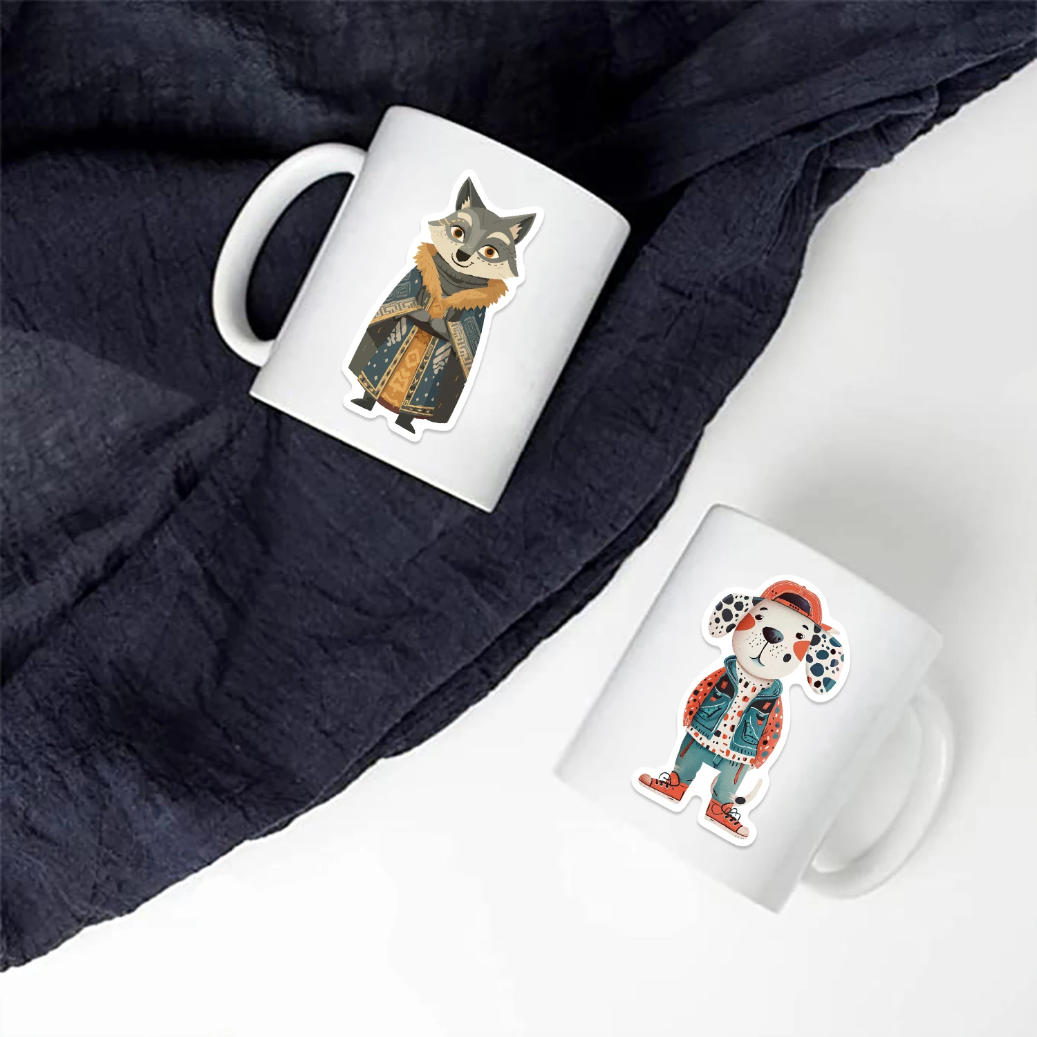 50/100 قطعة حديقة الحيوان الحيوانات البرية ملصقات الجمالية DIY لعبة للهاتف سكيت الكمبيوتر المحمول الثلاجة سيارة الشارات خرافة ملصق #5