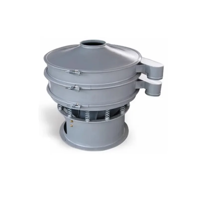 Industrial rotary vibrating sieve carbon steel circular vibrating flour grading material screening machine