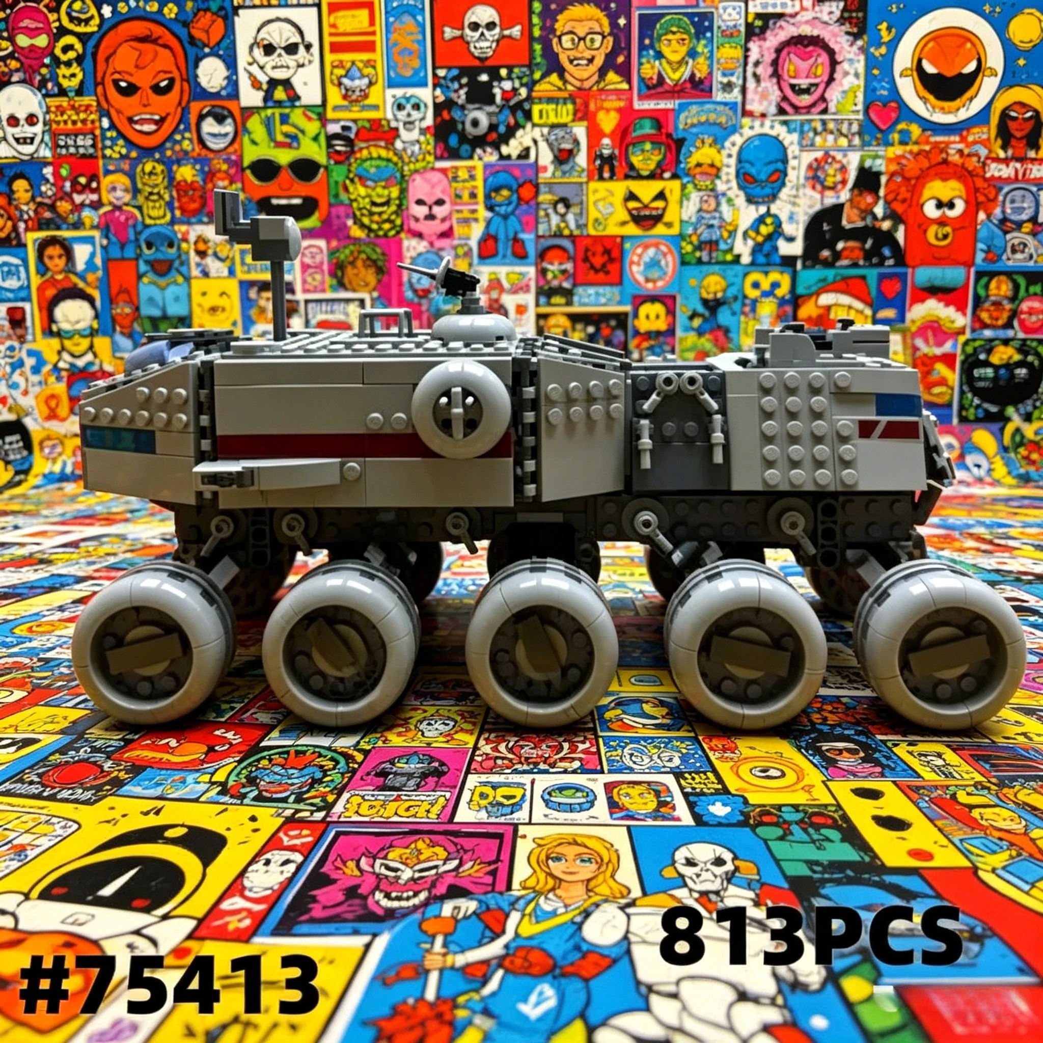 

75413 Конструктор Republic Juggernaut Collector Edition для коллекционеров, подарок на годовщину, совместим с LEGO.