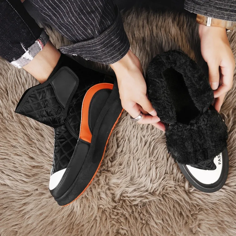 انخفاض سعر بيع شتاء جديد أحذية رجالية عالية الجودة يندبروف الثلوج الأحذية المضادة للانزلاق ارتداء مقاومة أحذية رجالي دافئة المنخفضة قطع الأحذية