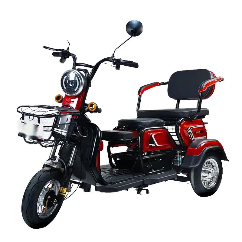 

Electric Tricycles for Passenger Transport 60v 1000w Power Steel Material Cargo Passenger Trike Open Body Type 70kg /ROO