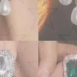 الأوروبية والأمريكية مبالغ فيها سلسلة هندسية تقليد اللؤلؤ الملونة كريستال كبير أقراط فستان العشاء كل مباراة