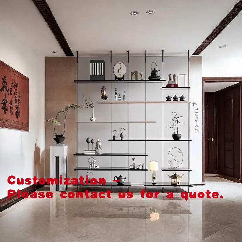 

Customize.Premium Simple Hanging Rack Bookshelf Storage Rack Club DropxFloor Display Stand Metal Display Rack Suspended Shelf Al