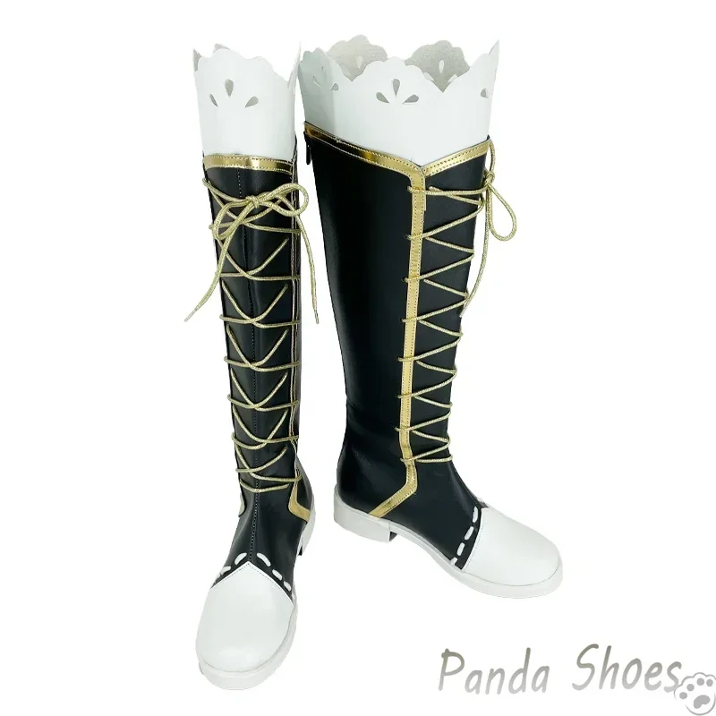 รองเท้าคอสเพลย์ของอายาเสะ เอลี เอริ จากอนิเมะ ลิฟ ไลฟ์ รองเท้าบูทสีน้ำเงิน คอสเพลย์ตัวละครเอลลี่ เอลิชิกะ จากอนิเมะ คิคิ เอ สำหรับงานคอนเวนชั่นและฮาโลวีน