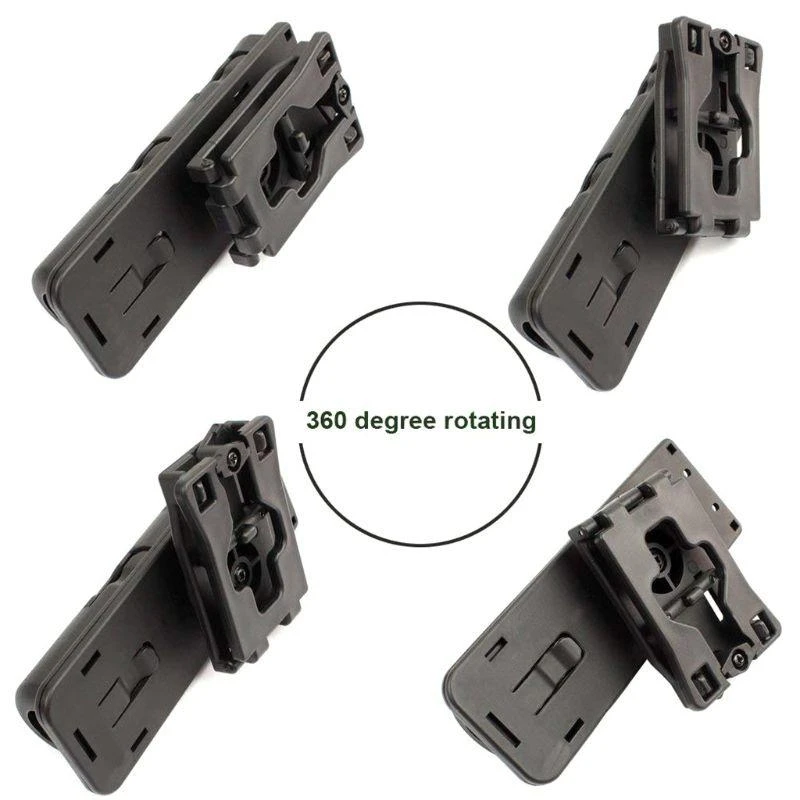 K0EF Expandable EKA GAS Holder for Case Mount Holster 360° Rotation Swivelling
