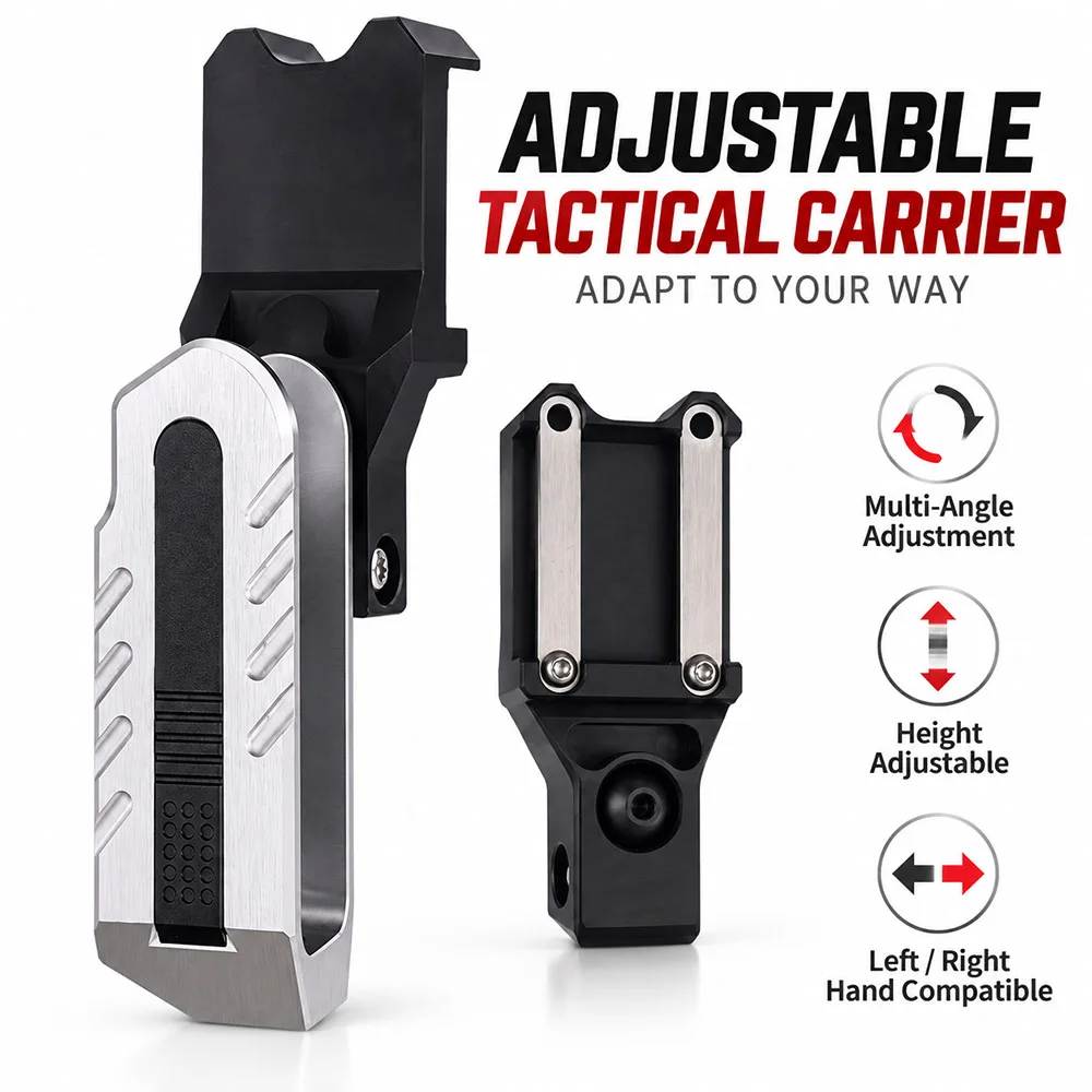 IDPA Tactical Competition Quick-Draw Holster Ambidextrous Adjustable Pistol Holster for IPSC USPSA Shooting Hunting Training