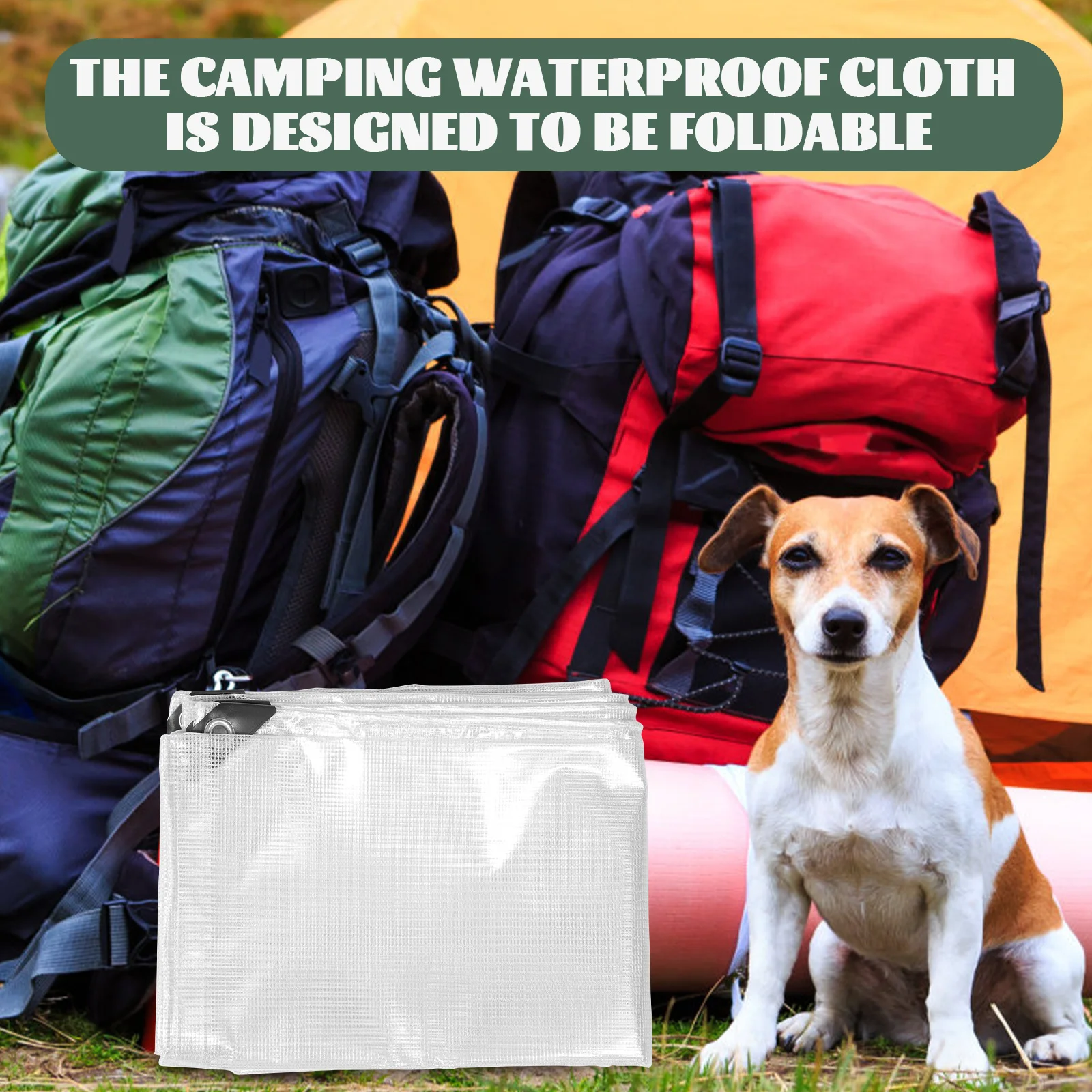

1pcs Waterproof Tarp PVC Transparent Cloth 150x200cm Foldable Camping Outdoor Protection Tarps Sun Shade Balcony Tent Cover