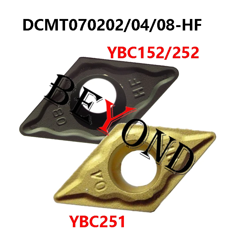 

Original DCMT070204-HF YBC252 YBC152 DCMT070208-HF DCMT070202-HF YBC251 Carbide Inserts For Steel Lathe Cutter CNC Tools DCMT