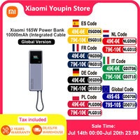 Xiaomi 165W Power Bank 10000mAh Integrated Cable GL High power Fast charging Multiple safety protections Integrated USB-C cable
