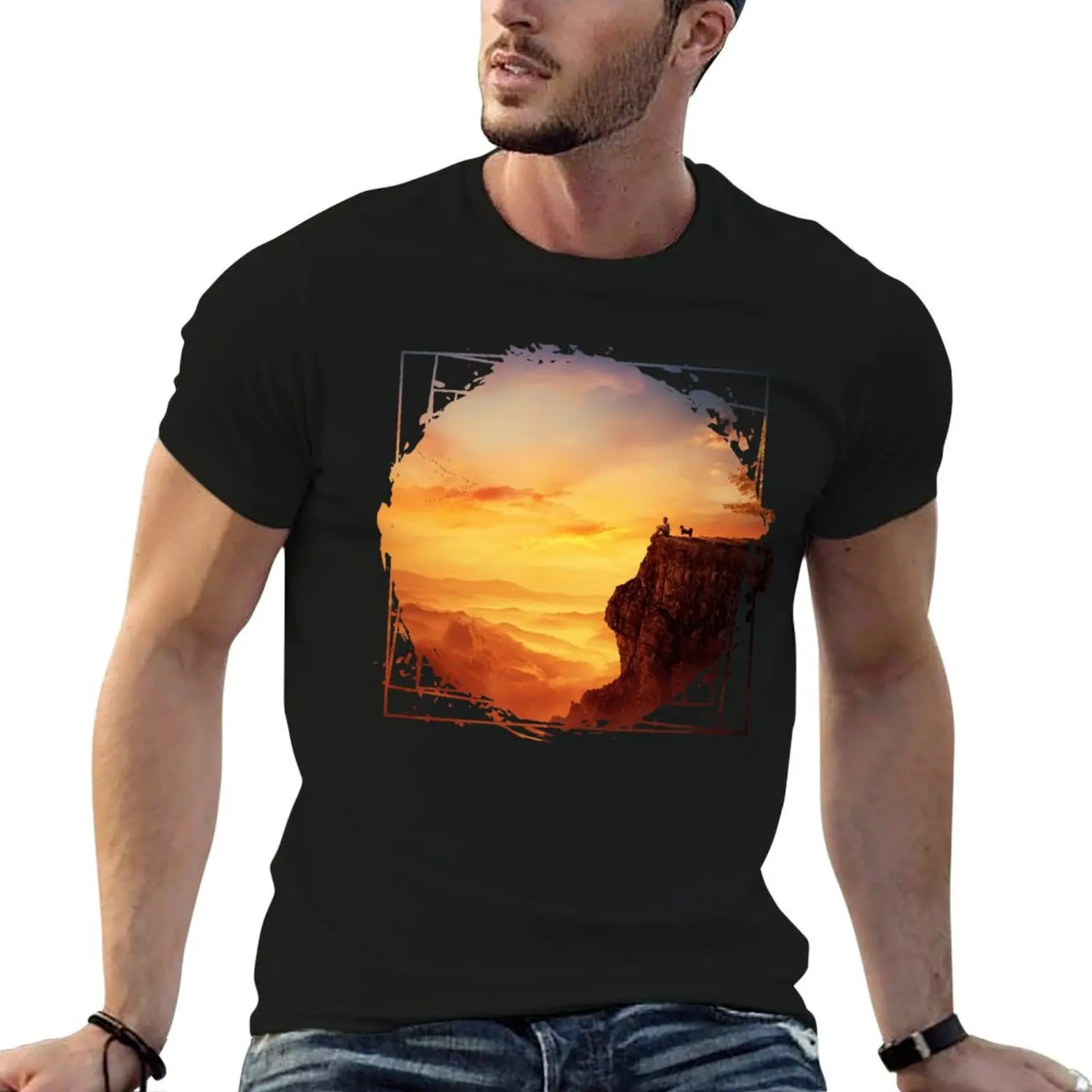 T-shirt décontracté à coupe ample pour l'été, rappelant l'enfance