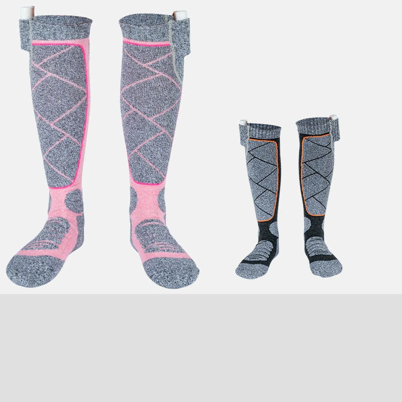 

High Quality Cotton Heated Ski Socks USB Rechargeable Thermal Socks Quick Heating Non-chafing Breathable Odor Resistant