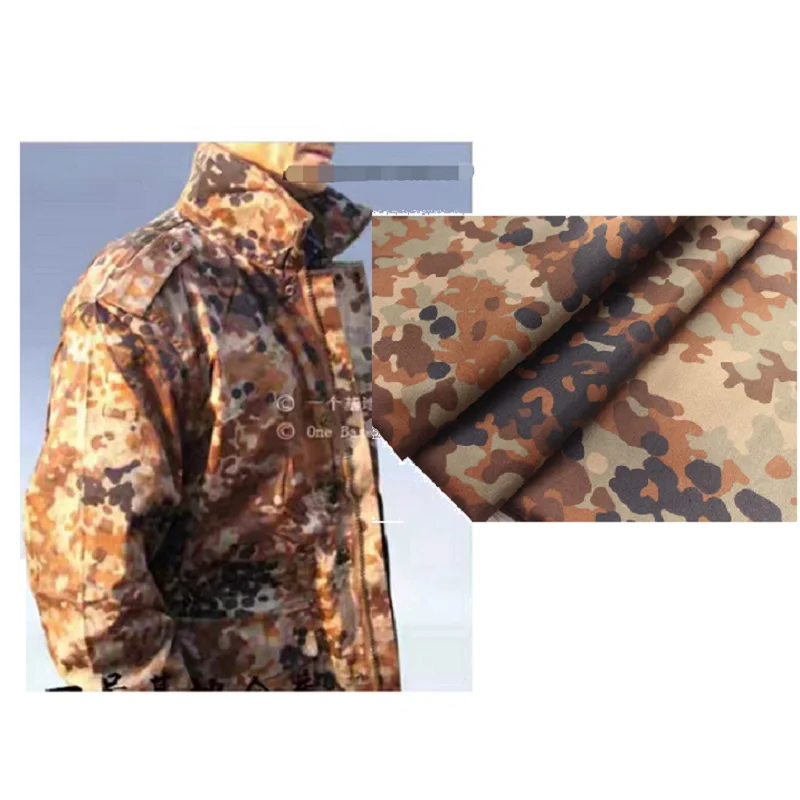 Clothing Fabric Thickened Polyester Cotton Blended Twill Plateau Desert Printing Camouflage