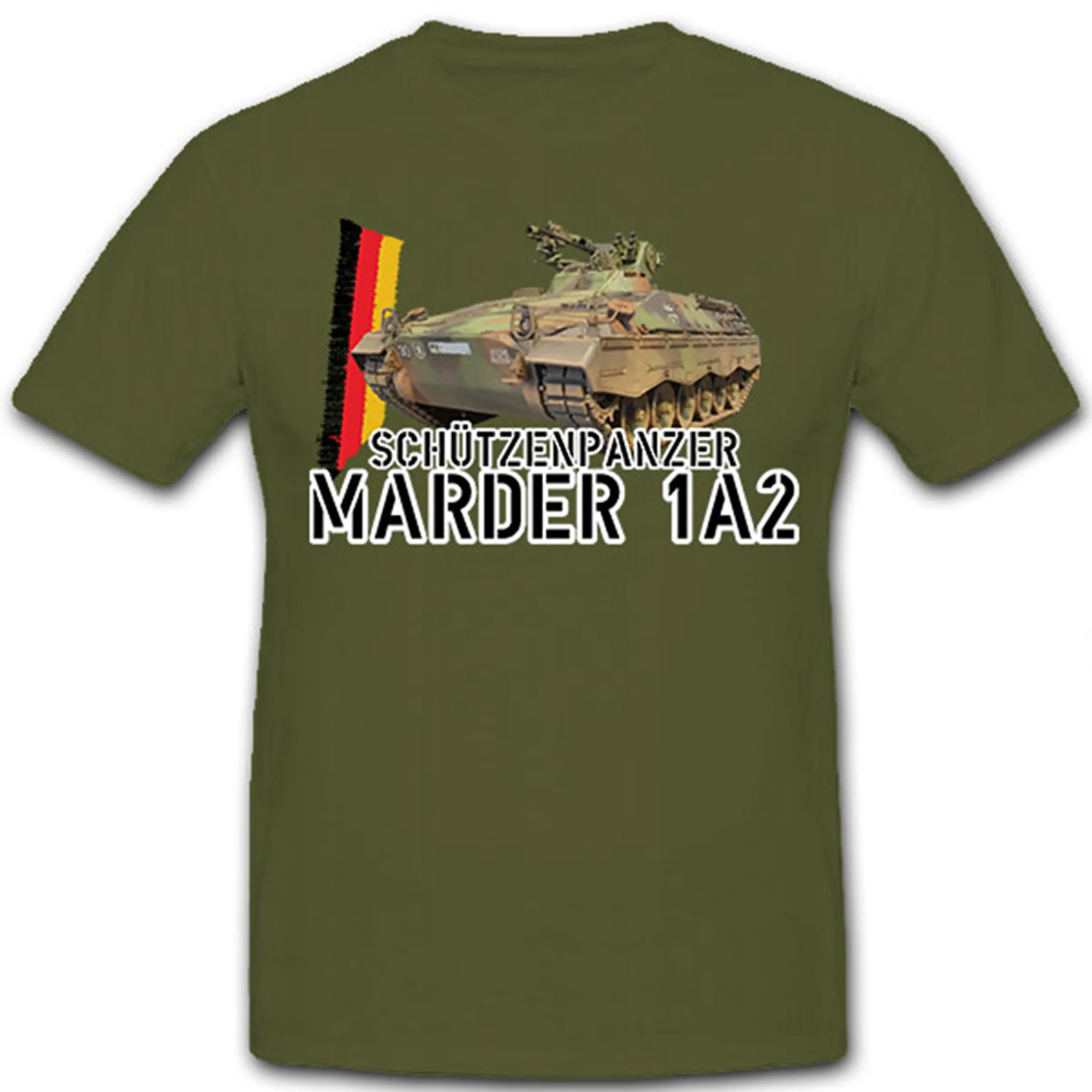 Bundeswehr Panzergrenadiere Marder 1A2 Armored Personnel Carrier T-Shirt. Summer Cotton Short Sleeve O-Neck Mens T Shirt S-3XL