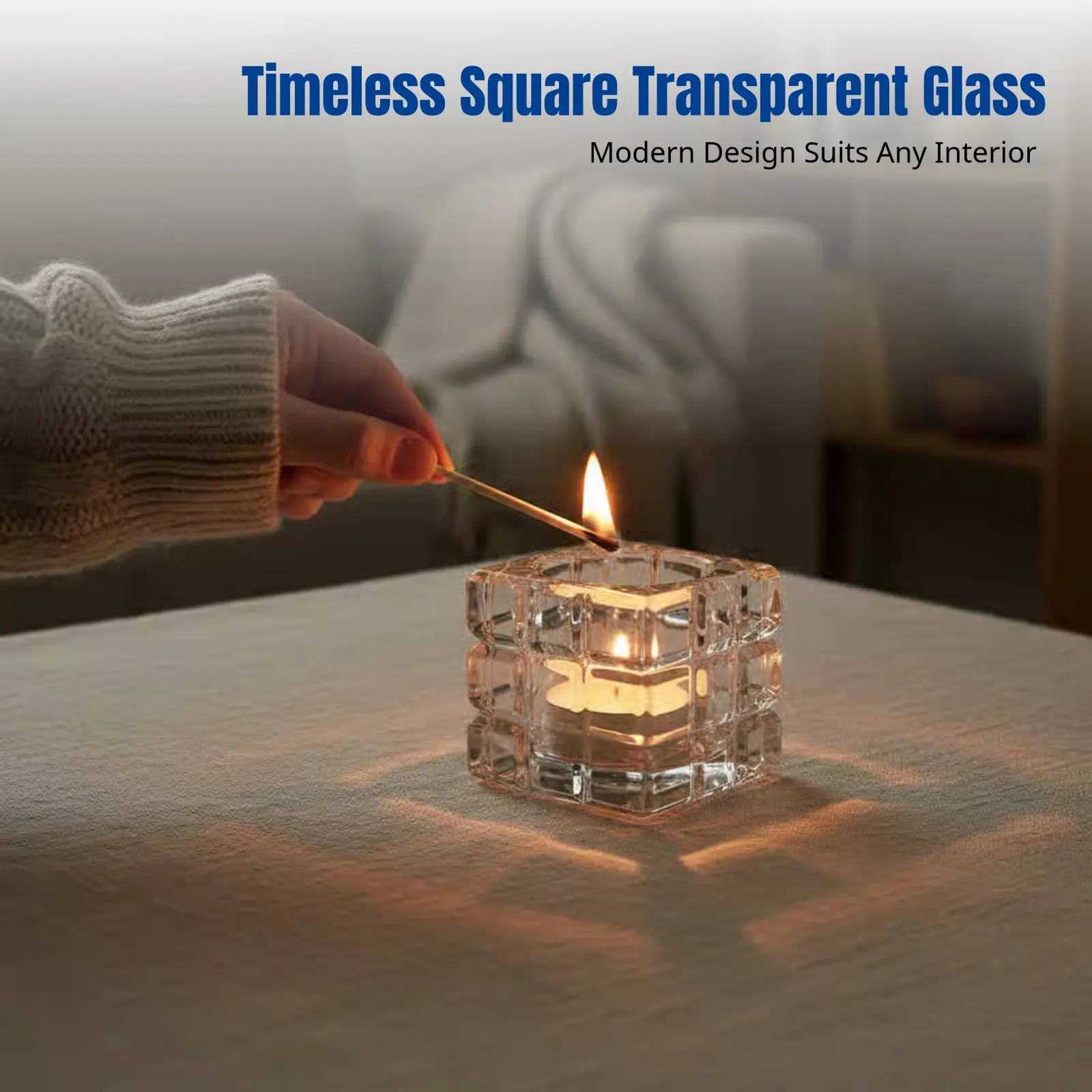 

Прозрачный стеклянный цветочный горшок, мини-кашпо для суккулентов, квадратный террариум, многофункциональный подсвечник, украшение для рабочего стола