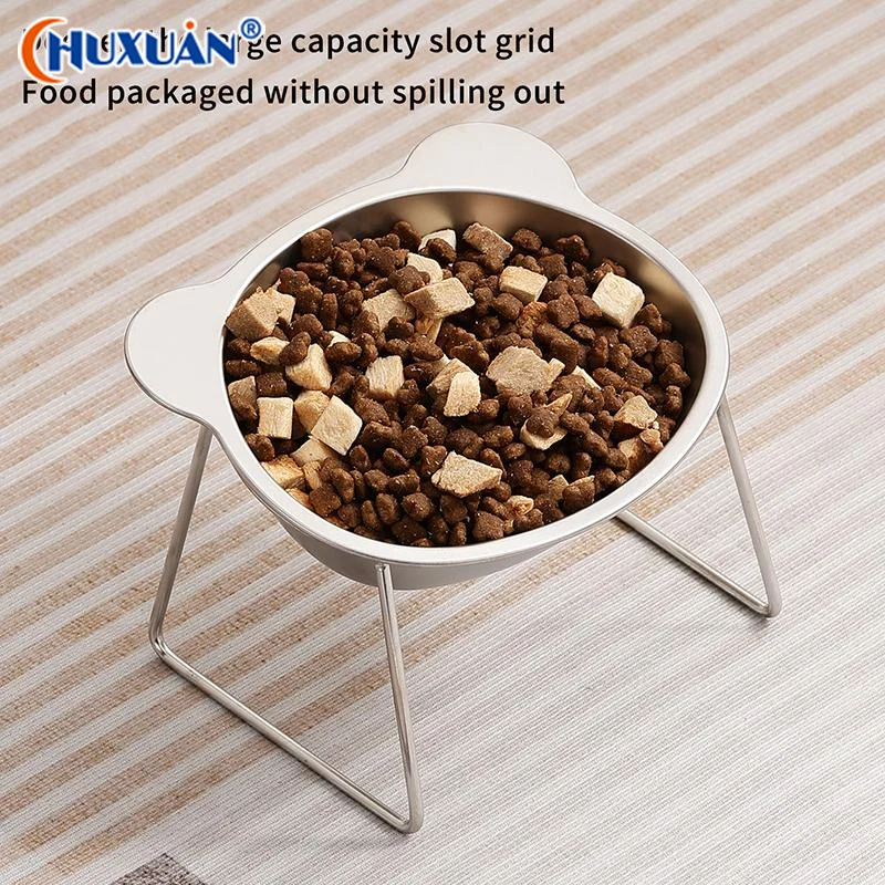Q Stainless Steel Tall Pet Food Bowls Are Perfect For Daily Feeding Of Indoor Cats And Small Dogs view 3