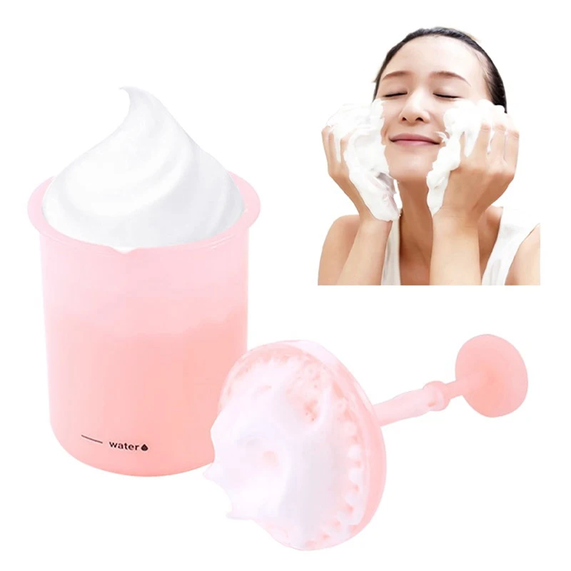 Foaming Clean Tool Simple Face Cleanser Shower Bath Shampoo Foam Maker Bubble Foamer Device Cleansing Cream Makeup Remover