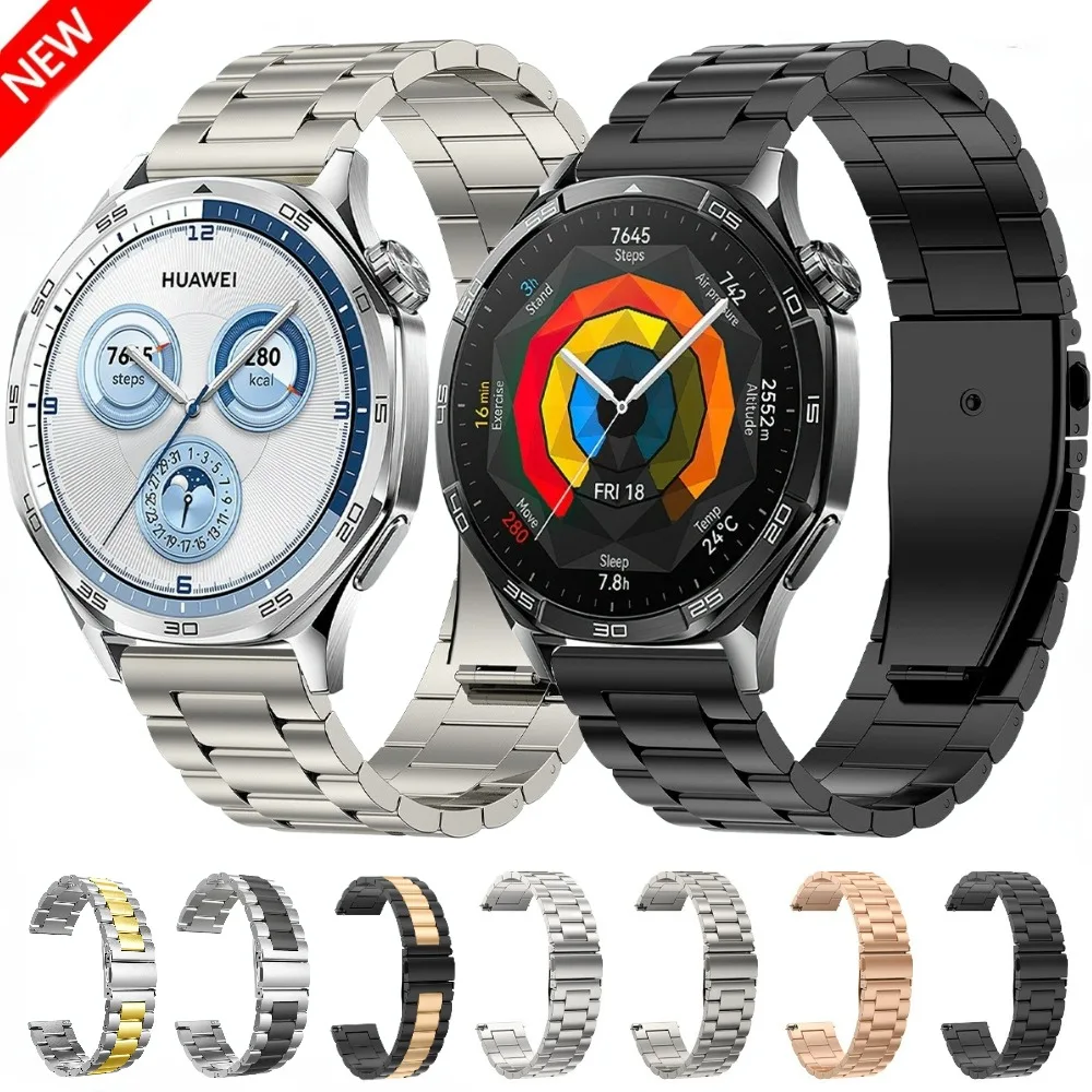 

Металлический ремешок для Huawei Watch 46 мм/GT6 5 4 3 2e Браслет 22 мм Ремешок из нержавеющей стали для Huawei Watch 4 3 GT6 Pro 46 мм Ремень