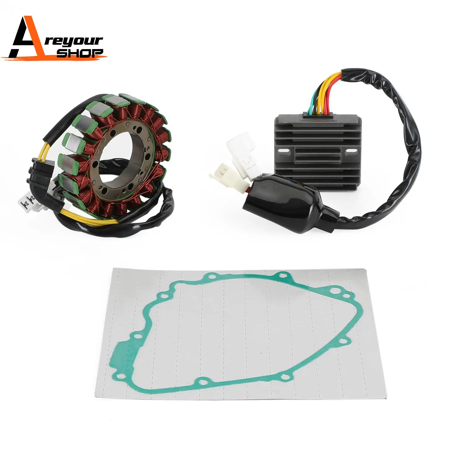 

Magneto Coil Stator+Voltage Rectifier+Gasket for Honda CBR900RR CBR954RR 2002-2003