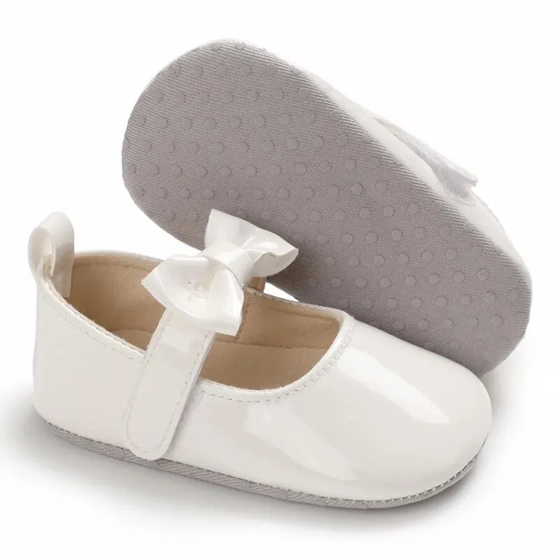 Baby Girl Shoes Bowknot Flats Soft Sole Newborn Princess Walker Sandals Formal Toddler Shoe