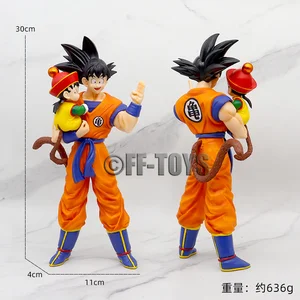 Anime Dragon Ball Sohn Goku mit Gohan Figur, PVC -Actionfiguren, Sammelmodell, Kinderspielzeug, Geschenke, 30 cm 10 Hauptverkaufskleidung Baby Gohan - №6