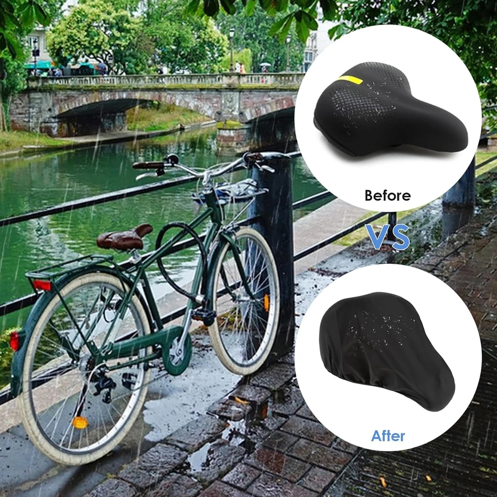 1pc Outdoor Waterproof Bike Seat parapioggia elastico resistente alla polvere protezione UV parapioggia coprisella bici accessorio per bicicletta