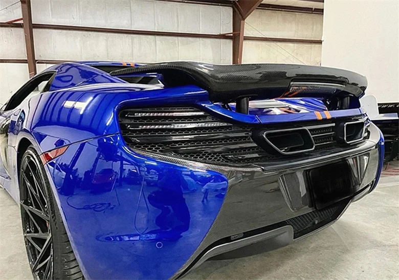 

High Quality Dry Carbon Fiber V Style Spoiler Rear Wing Body Kit for McLaren MP4-12C 650S