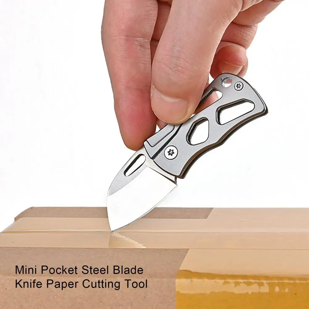 Portable Stainless Steel Shape Knife Camping Outdoor Survival Supplies Tools Foldable Pocket Knife Mini Knife Drop Shipping