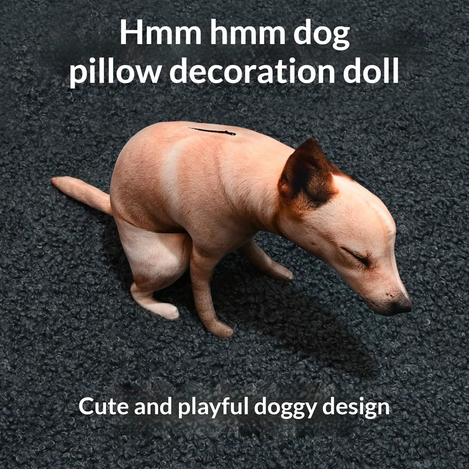 Funny Pooping Dog Plush Toy Creative Stuffed Doll Home Decorative Ornament Unique Sofa Bedroom Decoration Gift