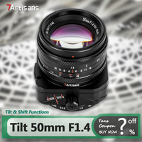 7Artisans APS-C 50mm F1.4 Tilt Shift Camera Lens for Portrait Photography with Sony E Fujifilm XF M43 A7RIII XT-100 M43-mount