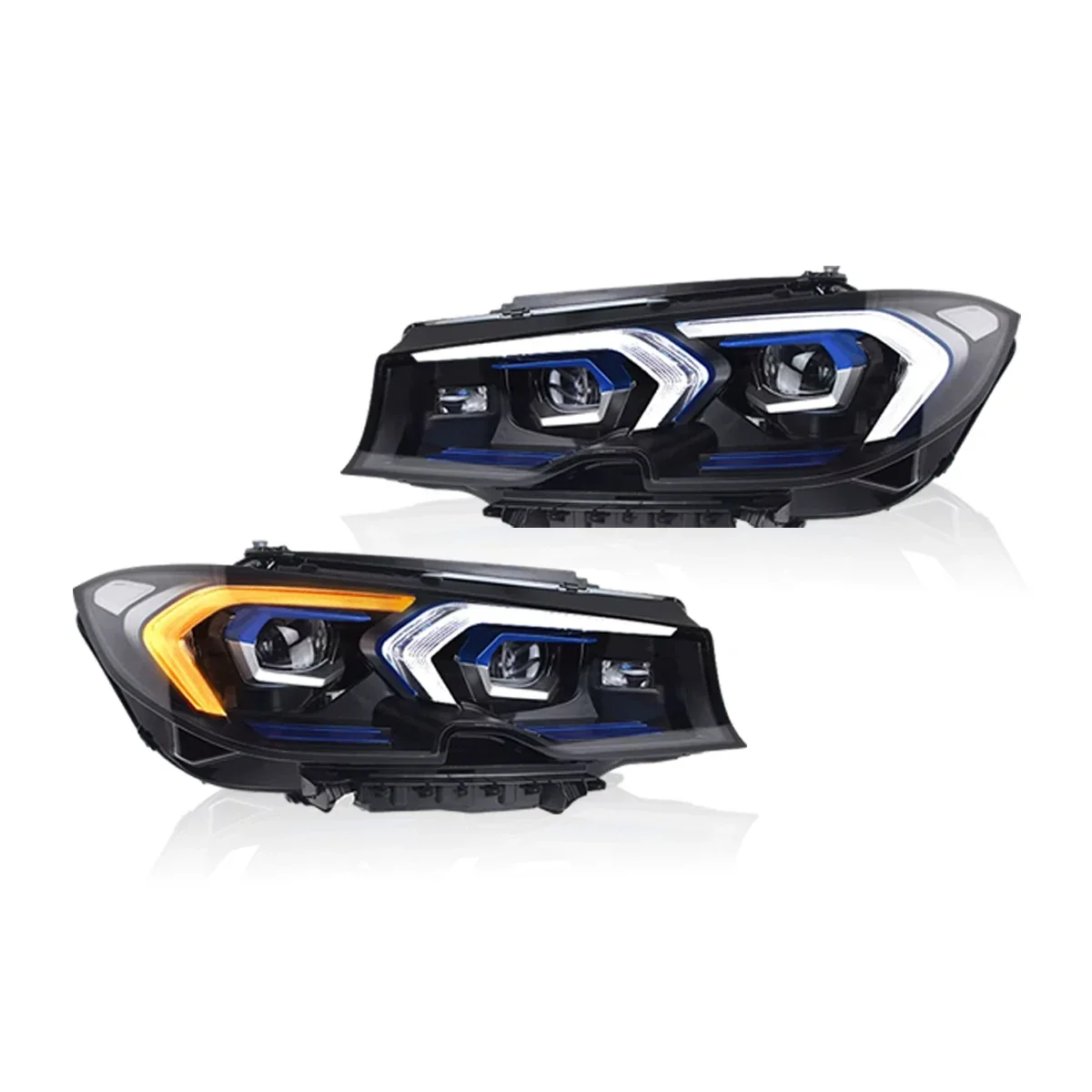 TYPY Luci Auto Per BMW Serie 3 G20 Fari G28 2019-2022 LED Proiettore lampada frontale Luce di marcia diurna Accessori Auto