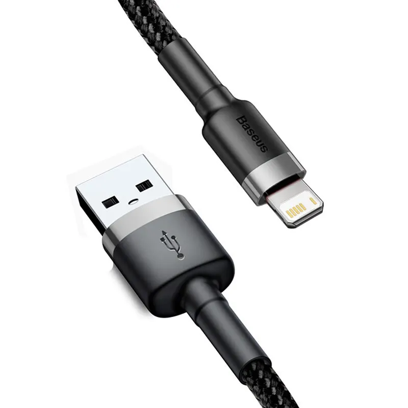 Baseus usb kabel für iphone 14 13 pro max schnell laden usb kabel für iphone 12 mini pro max daten usb 2,4 ein kabel