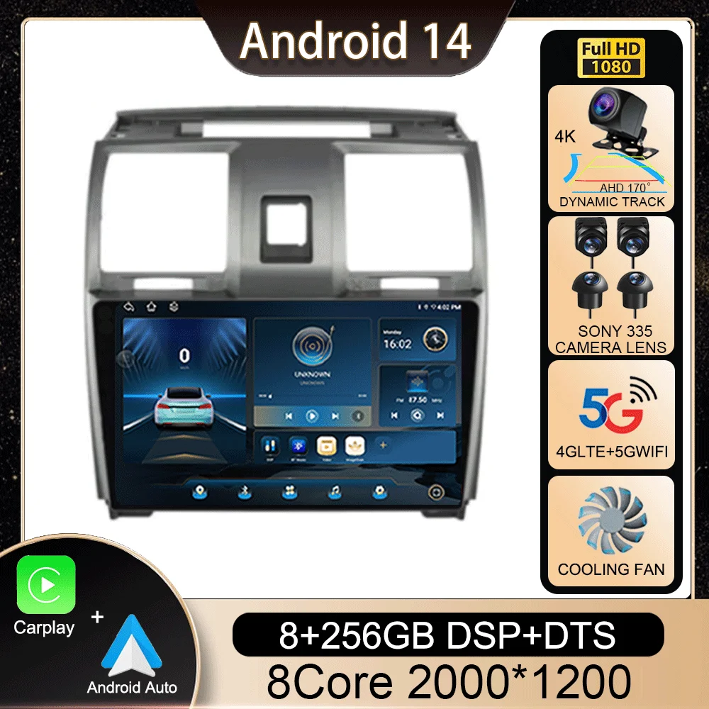 

Android 14 Wireless CarPlay Auto Car Radio for UAZ Patriot 2012-2016 4G+WIFI Multimedia Video Player GPS 2din Autoradio Stereo