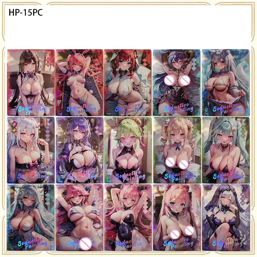 

Аниме История Богини HP Nilou Броня Рэнд Барбара Премиум Флэш-коллекционная карточная игра для мальчиков игрушки подарки на Рождество и день рождения