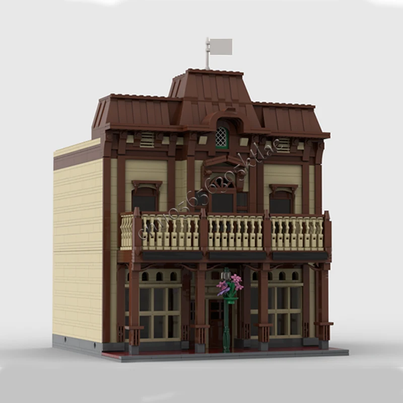 1841 Uds. Ciudad calle escena casa de magia MOC personalizar bloque de construcción Modular diseño Popular ladrillo DIY juguetes para vacaciones regalos