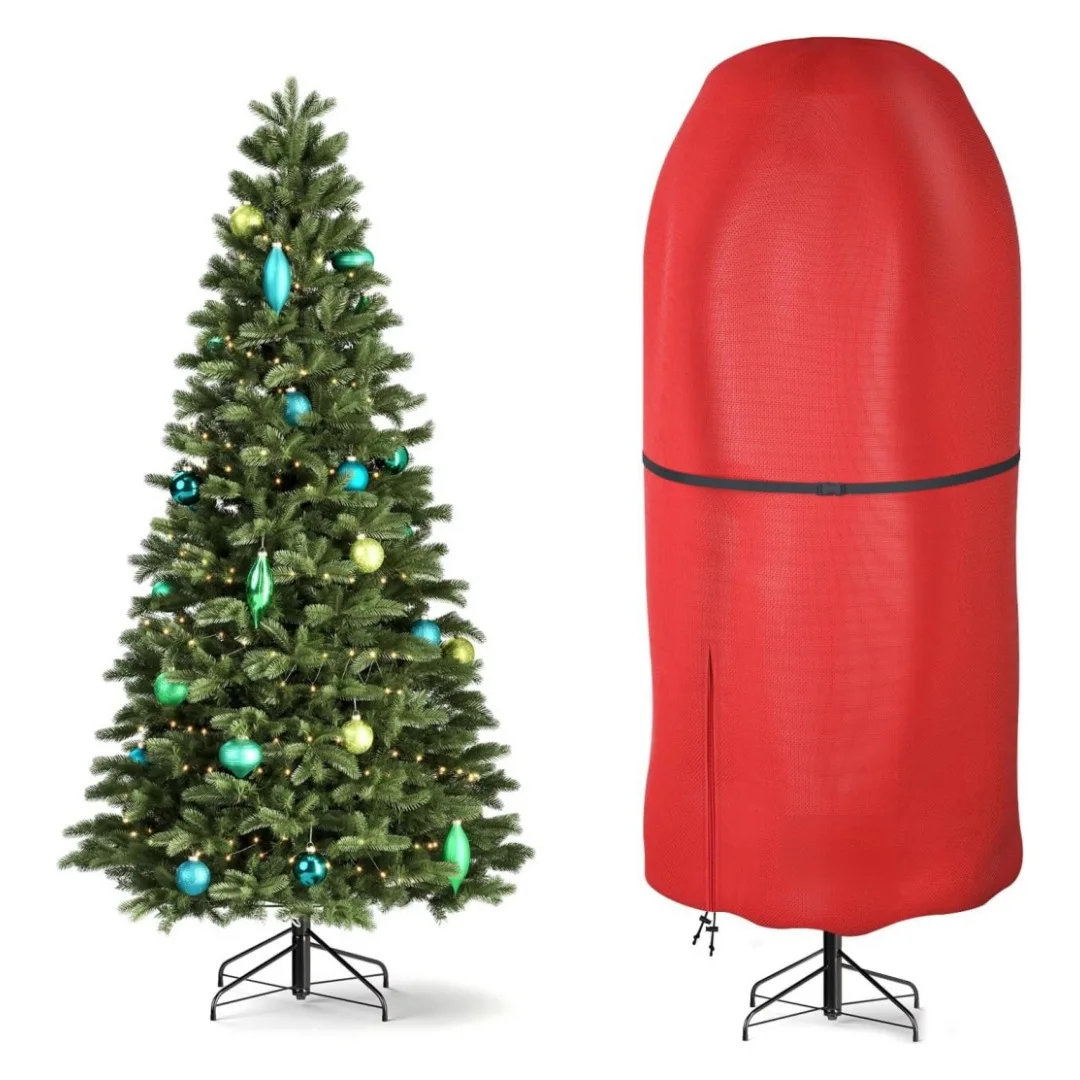 Christmas Tree Storage Bag for Topiary Fake Tree Durable Lightweight Easy Dust Cover Waterproof Dustproof Big Protective Cover