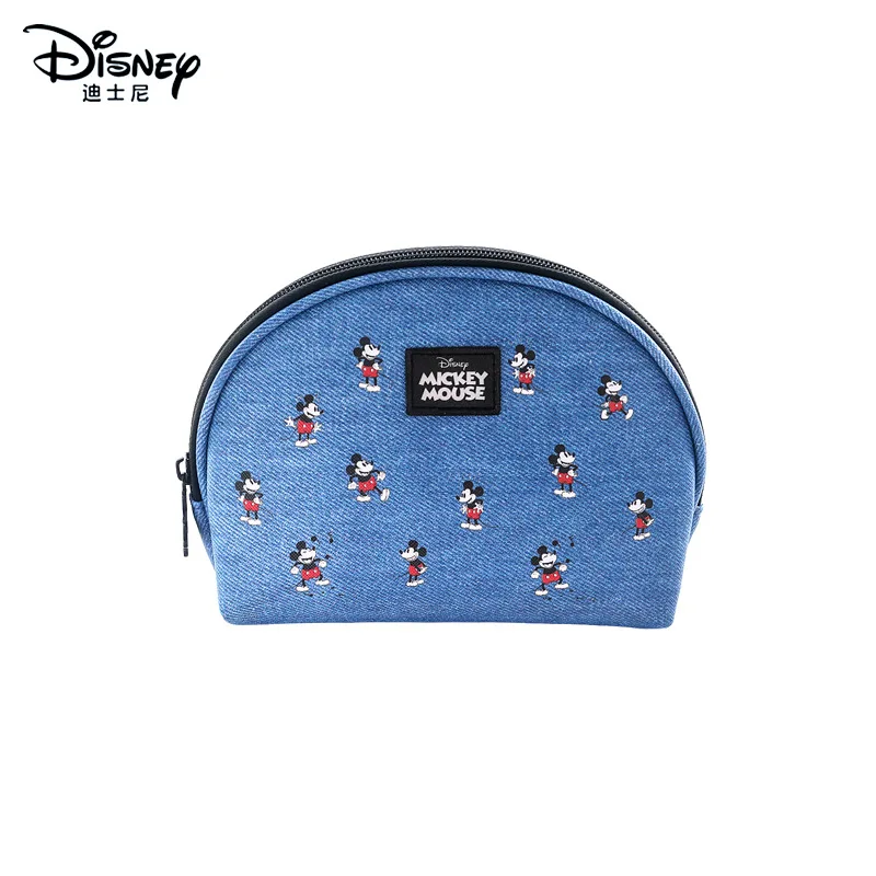 Disney Original New Mickey Women\'s Cosmetic Bag High Quality Large Capacity Luxury Brand Travel Cosmetic Bag Storage Coin Purse