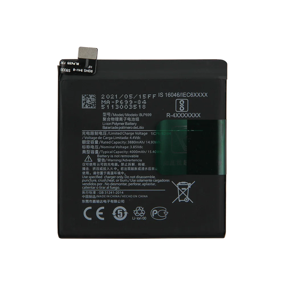 Original Replacement Battery BLP699 For OnePlus 7 Pro 7Pro 3 3T One Plus 1 2 5 1+  5T 6T 7T 7T Pro BLP745 BLP685 BLP633 Genuine