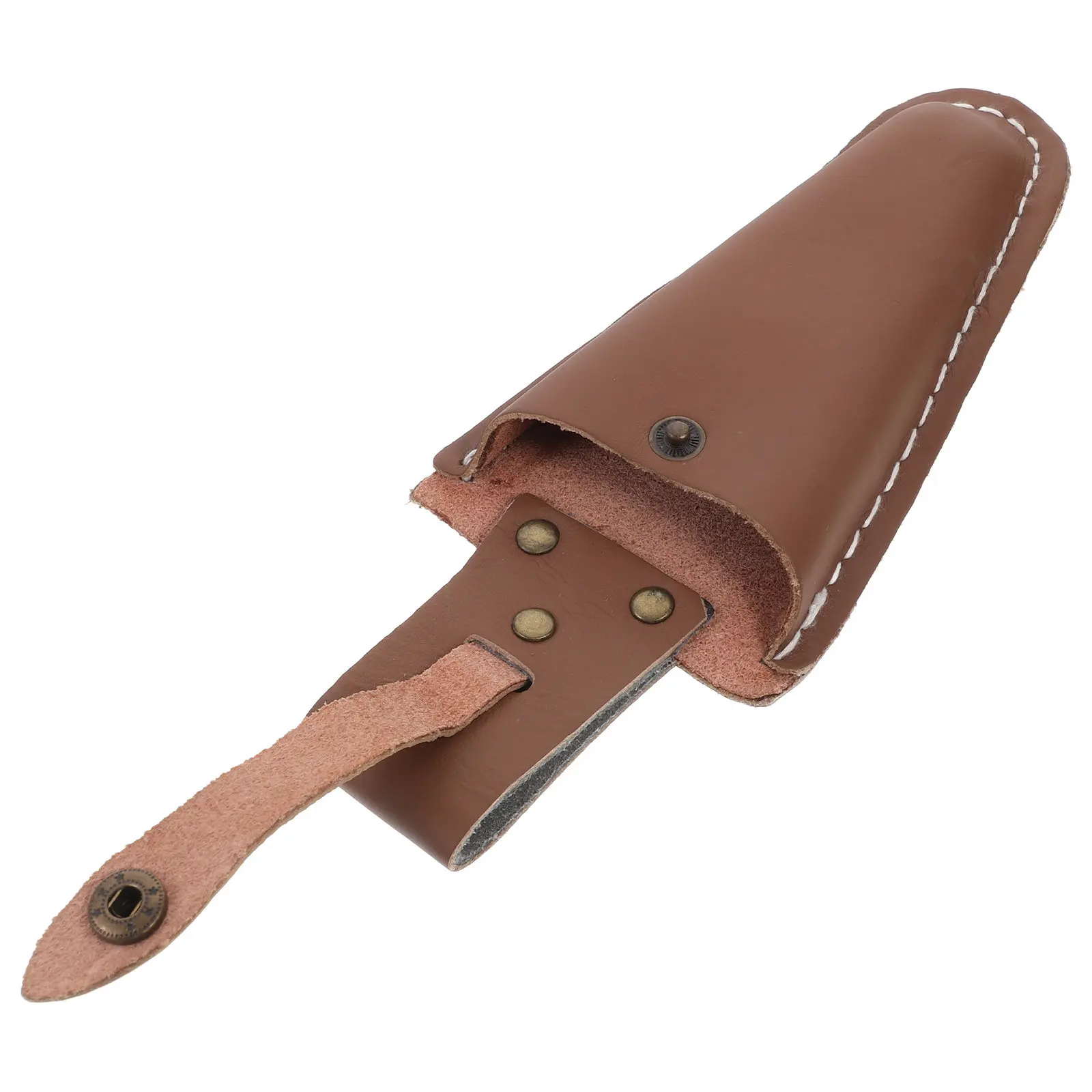 

Коричневая многофункциональная сумка для инструментов с просторным дизайном для садовых ножниц, секаторов, плоскогубцев, органайзер, прочный чехол для хранения