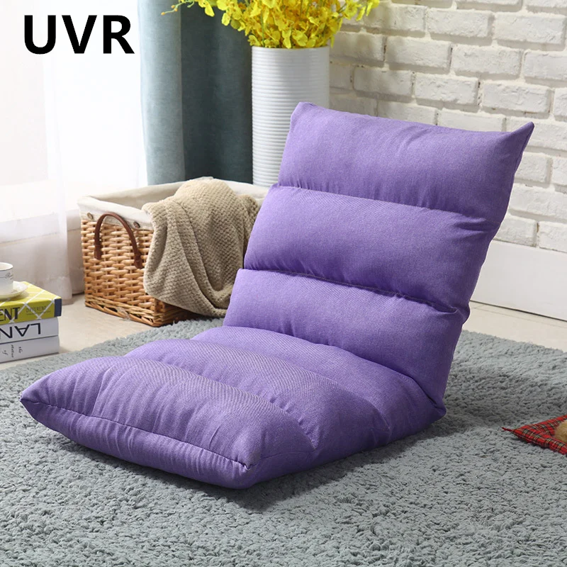 UVR Folding Sofa Bed Bedroom Single Tatami Living Room Adjustable Reading Chair Window Balcony Recliner Household Lazy Sofa