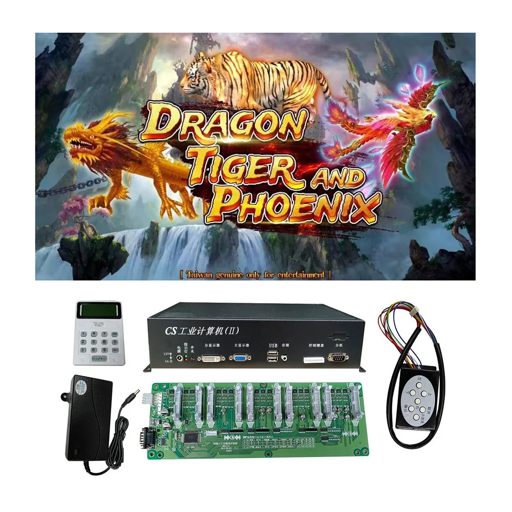 

USA Popular 4/6/8/10 Players Dragon Tiger And Phoenix Fish Hunter Game Machine Host Fish Hunter Game Machine Accessories