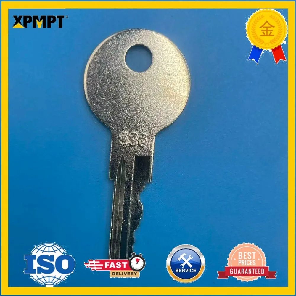 Ключ зажигания 556 KEYS (1/5/10 шт.) PK556 642628 CL905512-R совместимый с погрузчиками New Holland и подъемниками Hyster